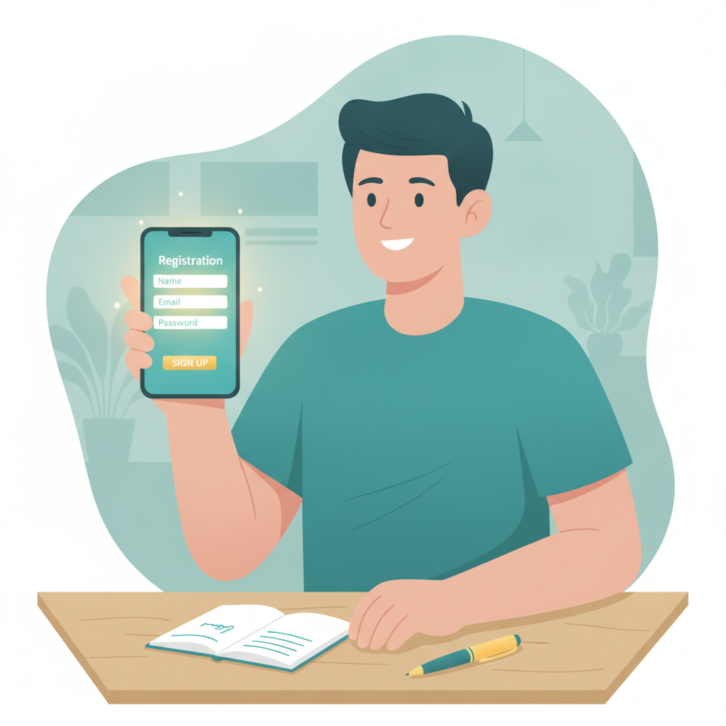 Illustration: How to Register a Royale Fortune Account in 5 Steps